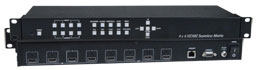 SPLITMUX-4X4-HDVWC – 4x4 HDMI Multiviewer / Video Matrix Switch / Video Wall Processor