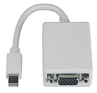Mini DisplayPort to VGA Adapter